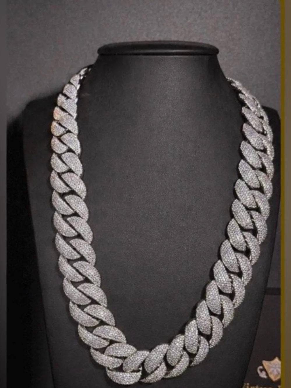 Real VVS Moissanite Cuban Link